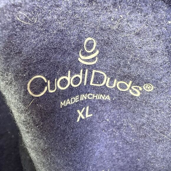 QVC Cuddl Duds Brushed Sweater Jogger XL Navy Blue Drawstring Lounge Cozy NWOT - Picture 4 of 9